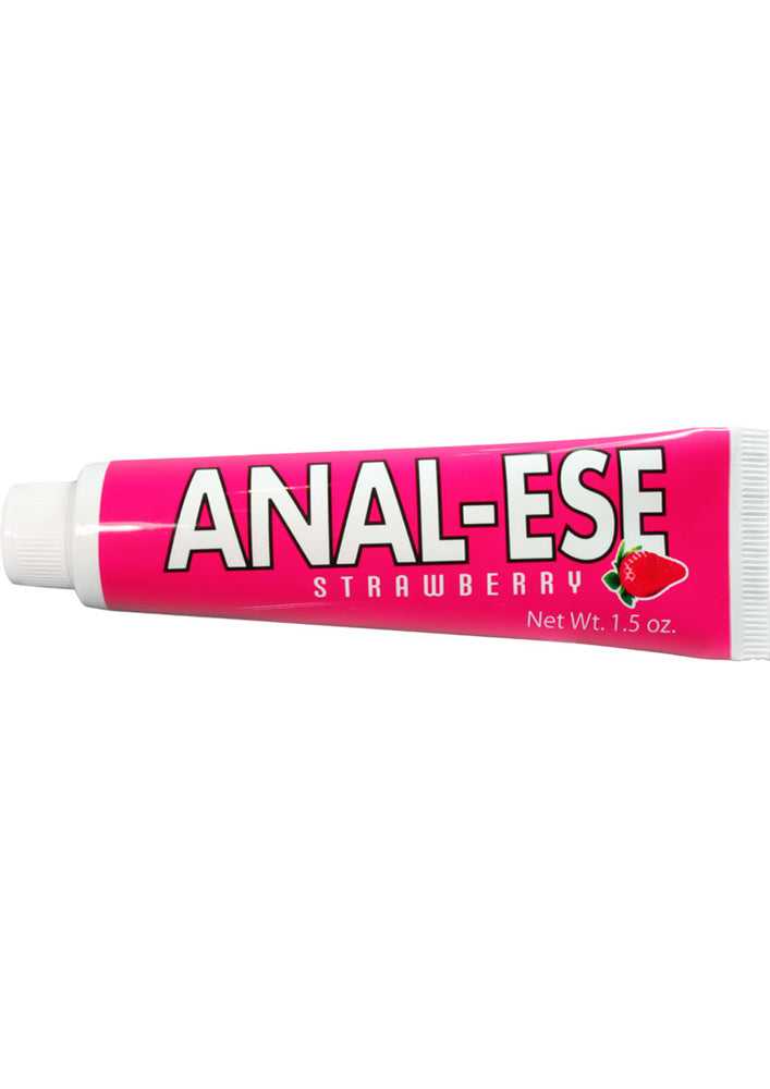 Anal-Ese Cream Strawberry Flavor 1.5 Oz Luxe Ember Essentials