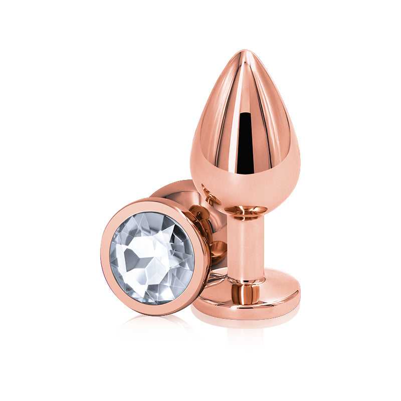 Rear Assets - Rose Gold - Medium - Clear Luxe Ember Essentials