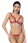 "Two Piece Set - Small/medium - Red GE-2811RDSM"