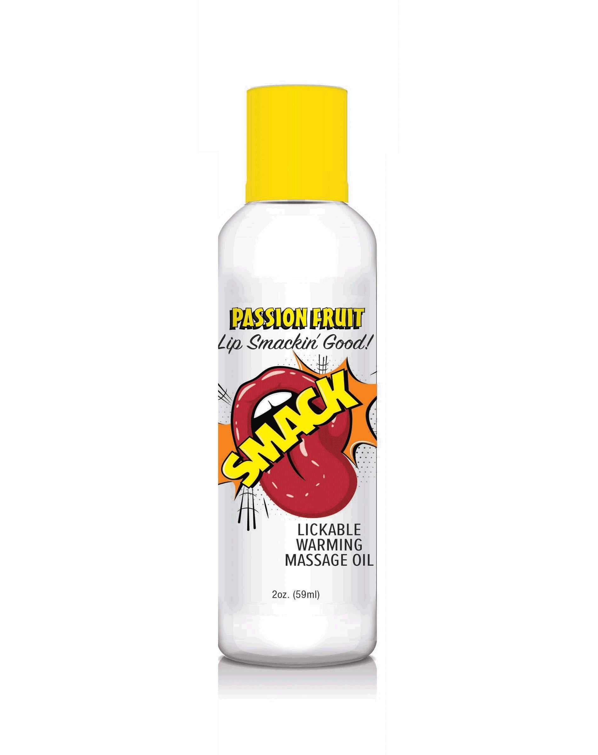 Smack Warming and Lickable Massage Oil - Passion Fruit 2 Oz Luxe Ember Essentials