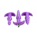 4 Pc Vibrating Anal Plug Set - Purple Luxe Ember Essentials