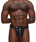 Taurus Leather Thong - One Size - Black Luxe Ember Essentials