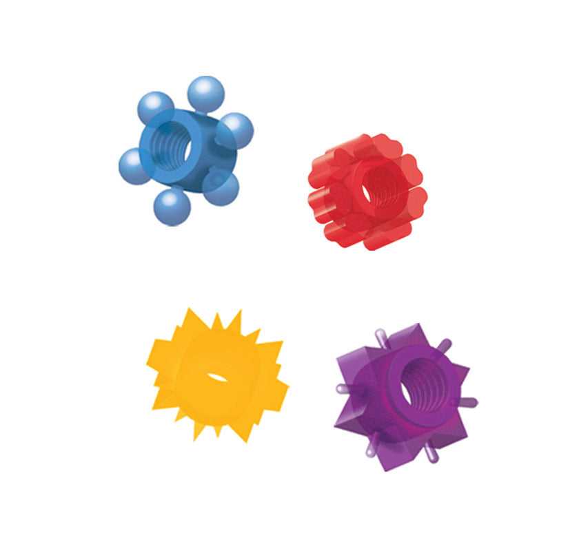 Pleasure Stars Jelly Cock Rings Luxe Ember Essentials