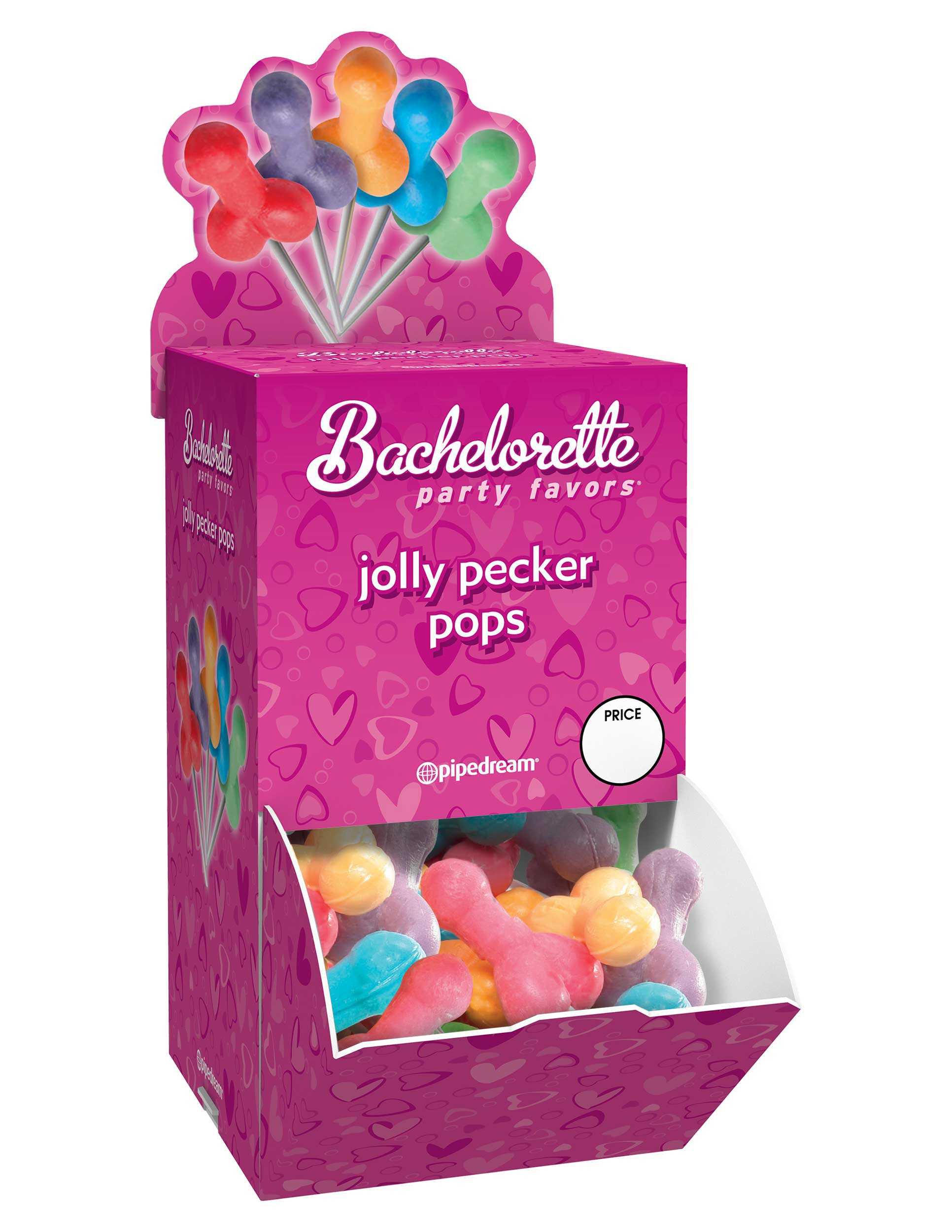 Bachelorette Party Favors - Jolly Pecker Pops - 50 Piece Display Box Luxe Ember Essentials
