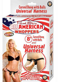 All American Whoppers 8-Inch Dong With Universal - Flesh Luxe Ember Essentials
