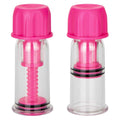Nipple Play Vacuum Twist Suckers - Pink Luxe Ember Essentials