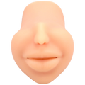 "The Super Sucker - Cum Guzzler - Male Mouth Ultraskyn Masturbator Vanilla DJ0684-56-BX"