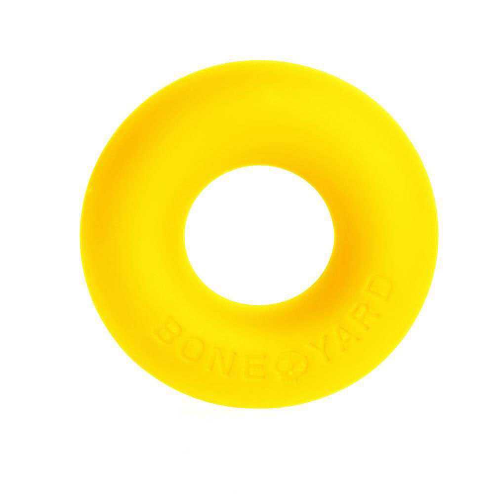 Ultimate Silicone Cock Ring - Yellow Luxe Ember Essentials