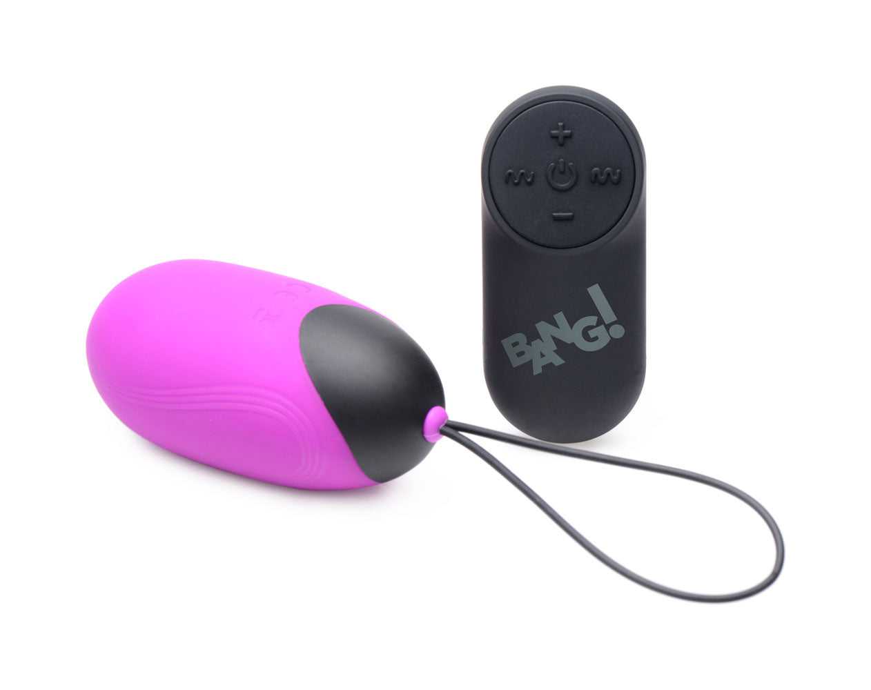 Bang XL Silicone Vibrating Egg - Purple Luxe Ember Essentials