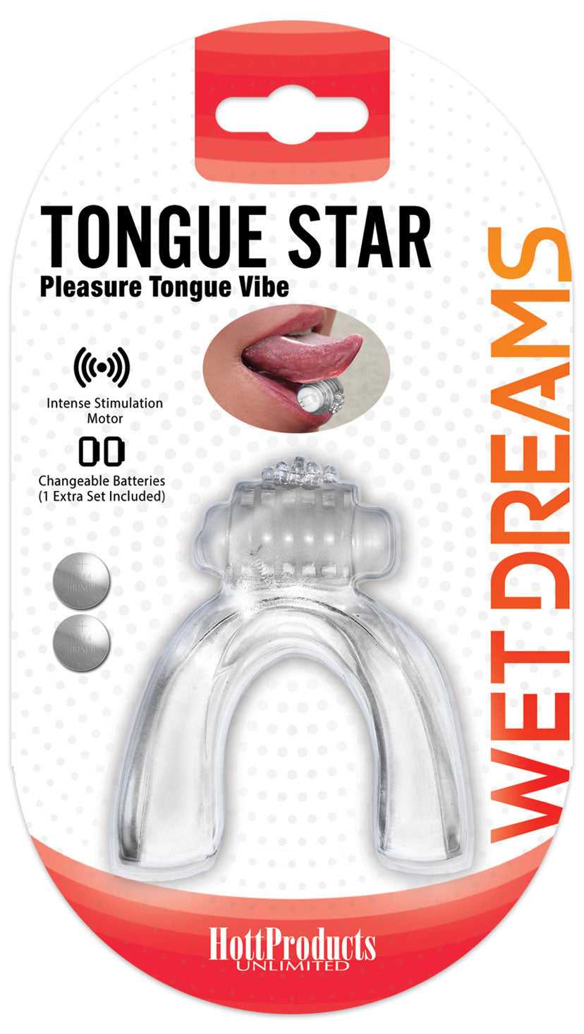 Wet Dreams Tongue Star - Clear Luxe Ember Essentials