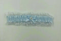 Satin Leg Garter - One Size - Baby Blue With White Lace Luxe Ember Essentials