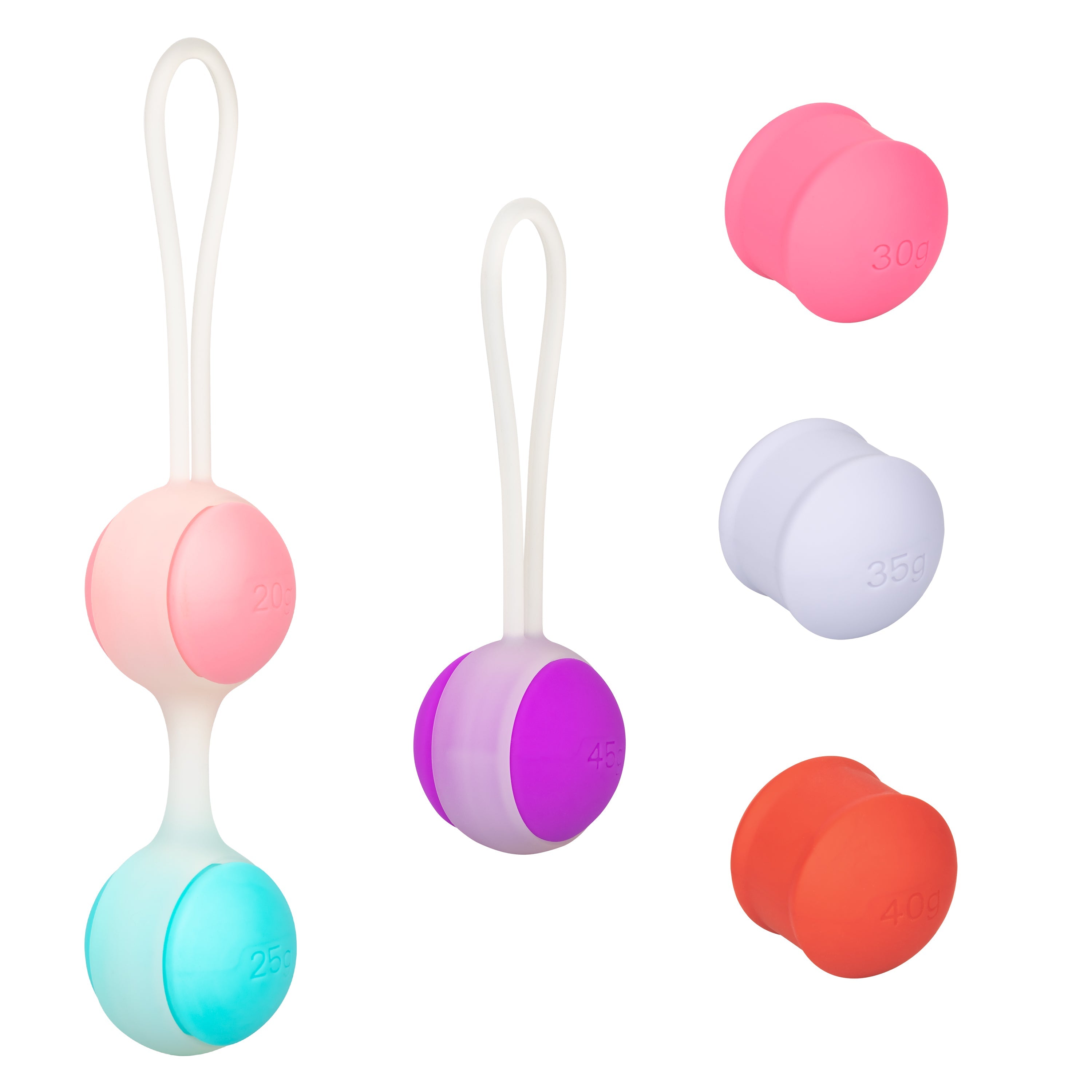 She-Ology Interchangeable Weighted Kegel Set Luxe Ember Essentials