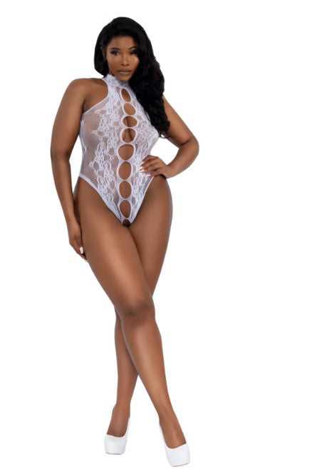 Peek-a-Boo Teddy - Qs - White Luxe Ember Essentials