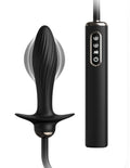 Anal Fantasy Elite Auto-Throb Inflatable Vibrating Plug - Black Luxe Ember Essentials