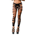 Side Straps Crotchless Leggings - One Size - Black Luxe Ember Essentials