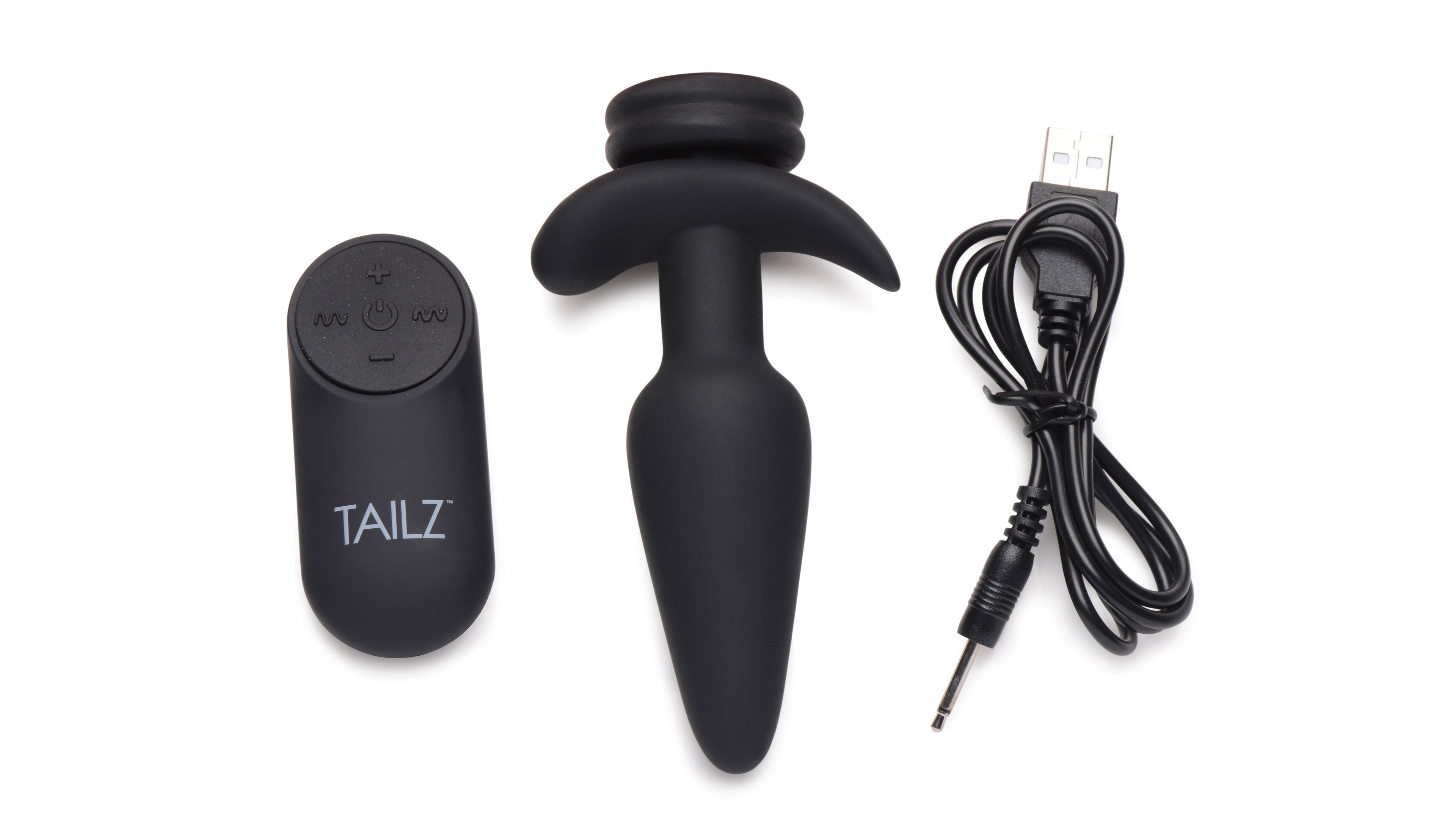 Interchangeable 10x Vibrating Small Silicone Anal Plug With Remote Luxe Ember Essentials