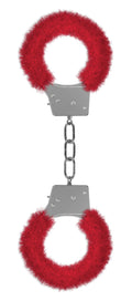 Beginner's Furry Handcuffs - Red Luxe Ember Essentials
