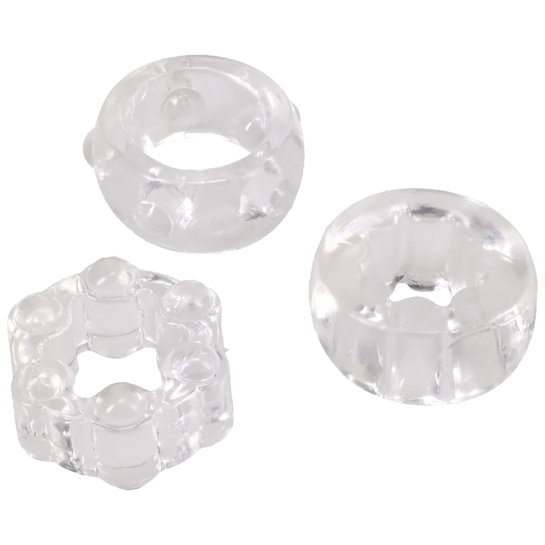 "Crystal Jellies - Performance Ring Set Clear DJ0291-06-CD"