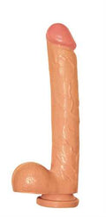 All American Ultra Whoppers 11-Inch Straight Dong - Flesh Luxe Ember Essentials