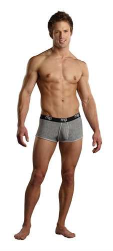Heather Rib Enhancer Short - Large - Grey Luxe Ember Essentials