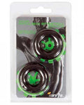 Thick Power Stretch Donuts - 2 Pack - Black Luxe Ember Essentials