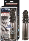 Nassty Collection Super Dick Extender - Black Luxe Ember Essentials