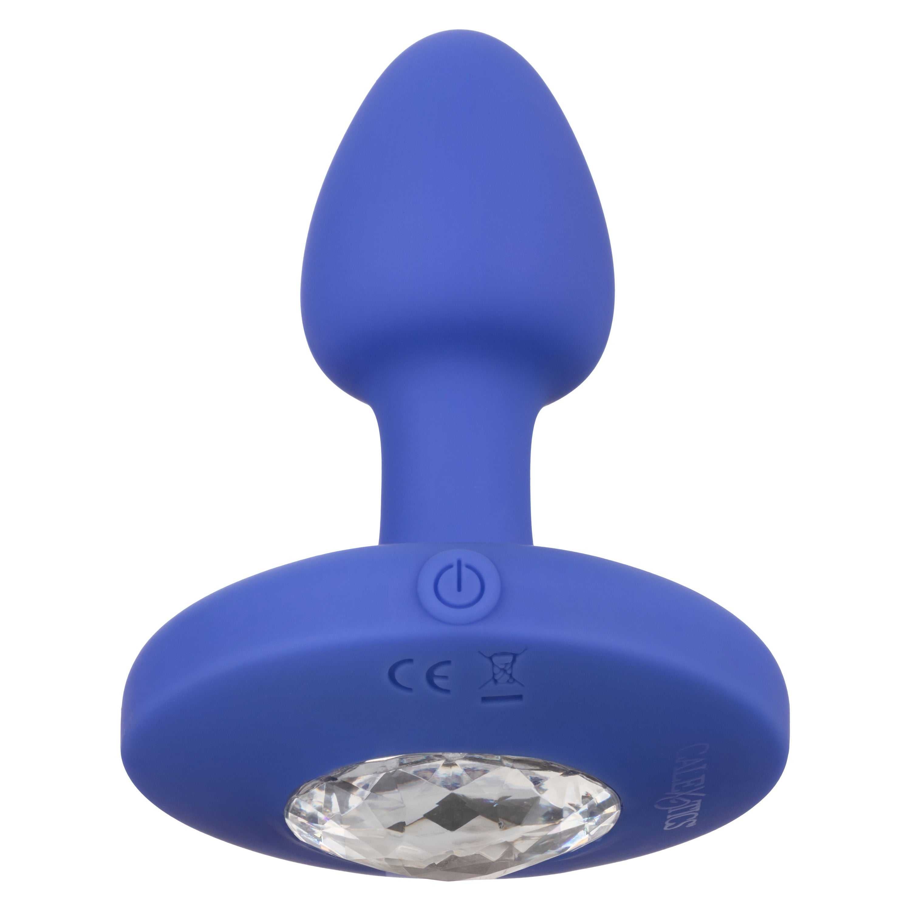 Cheeky Gems - Small Rechargeable Vibrating Probe - Vibrating Probe - Blue Luxe Ember Essentials
