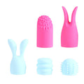 Quinn 5 Piece Silicone Attachments - Pink/blue Luxe Ember Essentials