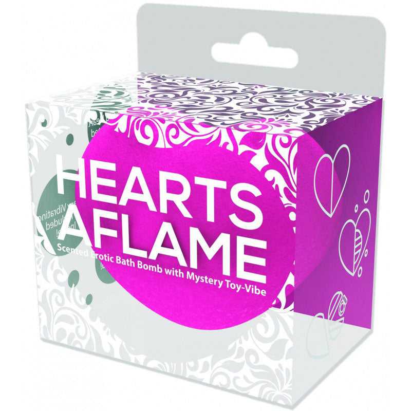 Hearts Aflame Erotic Lovers Bath Bomb Luxe Ember Essentials