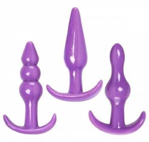 Anal Trainer 3 Piece Anal Play Kit - Purple Luxe Ember Essentials