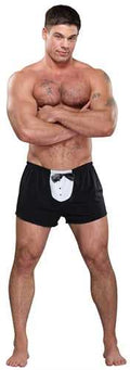 Tuxedo Boxer - One Size - Black Luxe Ember Essentials