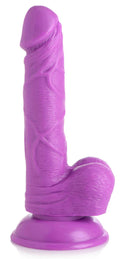 Pop Pecker 6.5 Inch Dildo With Balls - Purple Luxe Ember Essentials