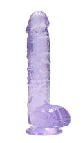 6 Inch Realistic Dildo With Balls - Purple Luxe Ember Essentials
