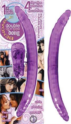 Bendable Double Dong Lavender Luxe Ember Essentials