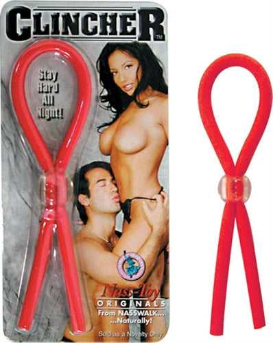 Clincher Cockring Red Luxe Ember Essentials