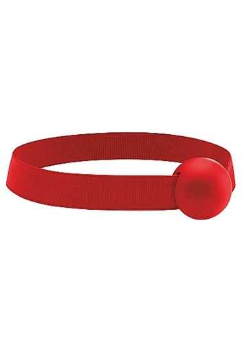 Elastic Ball Gag - Red Luxe Ember Essentials