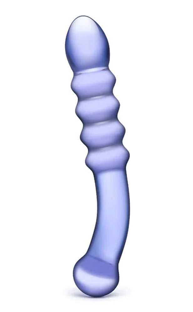 Purple Rain Ribbed Dildo Luxe Ember Essentials