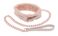 "Peaches N Creame Fur Collar and Leash - Pink SS09962"