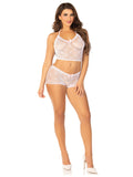 "First Love Cami and Boy Short Set O/s - White LA-81672WHTOS"