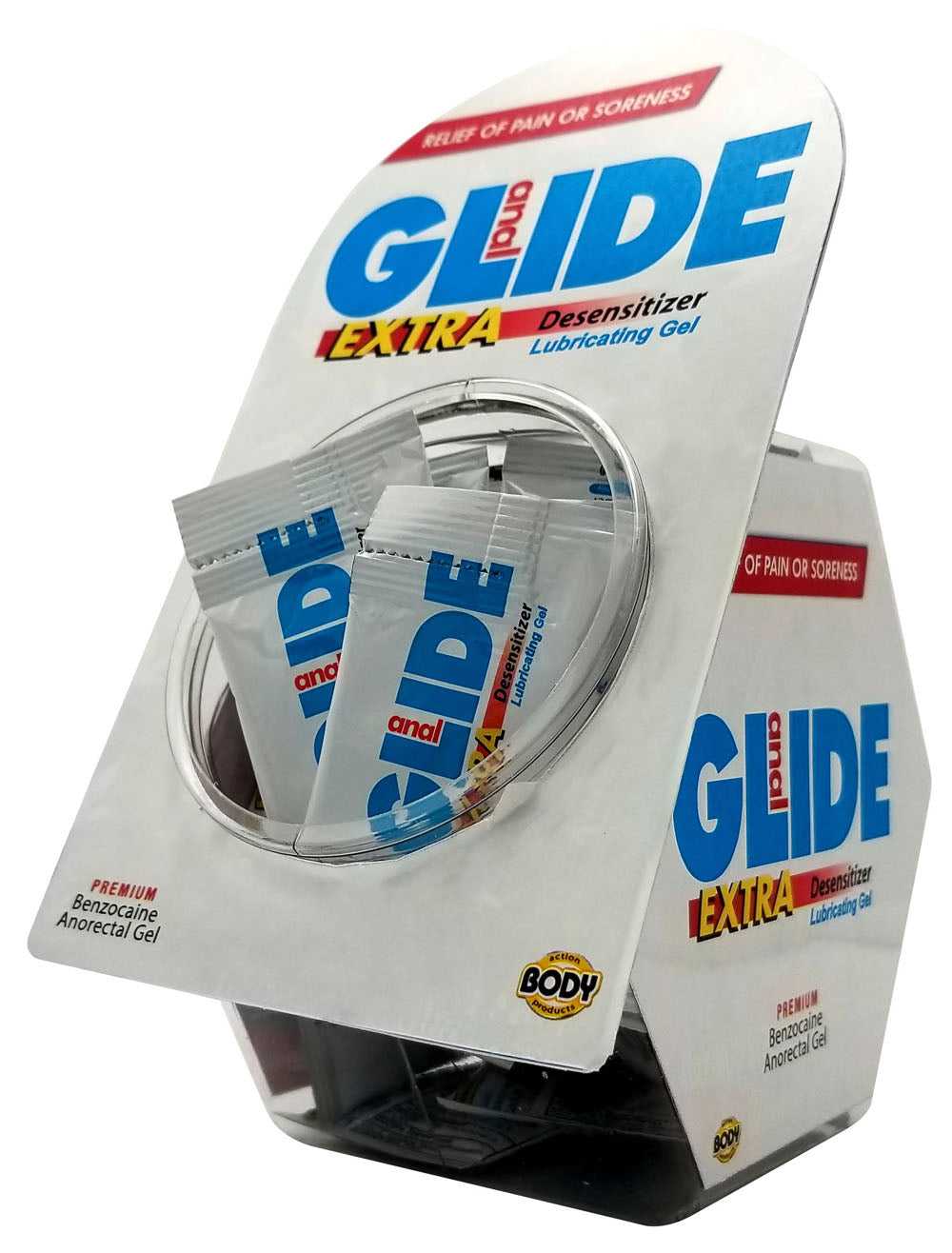Anal Glide Extra 50pc Display Bowl Luxe Ember Essentials