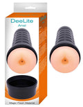 Deelite Anal Masturbator - Flesh Luxe Ember Essentials