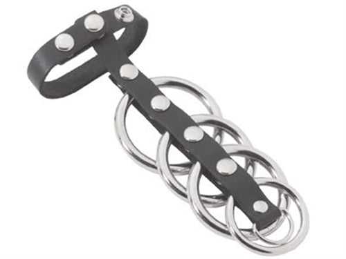 5 Ring Black Rubber Changeable Gates of Hell Luxe Ember Essentials