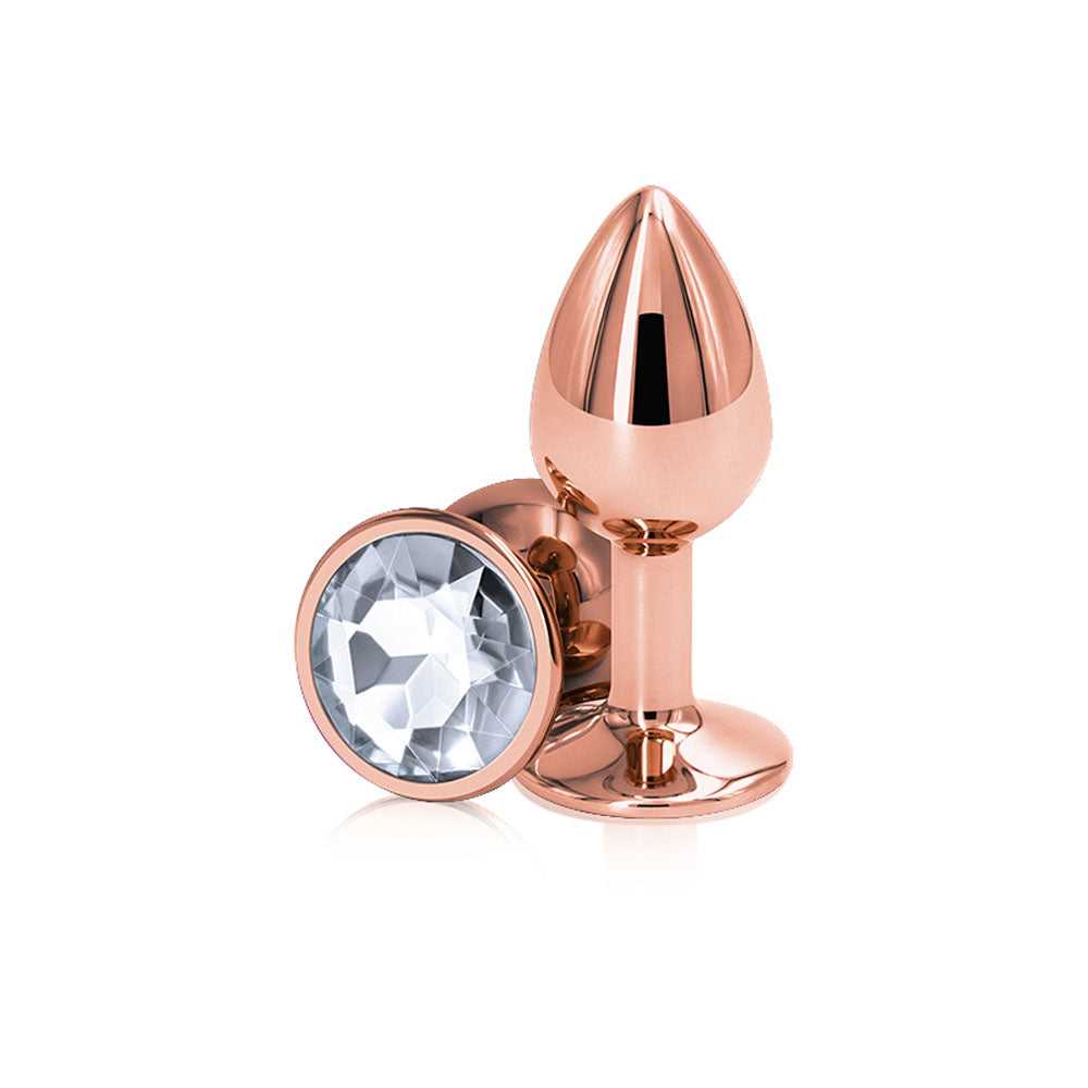 Rear Assets - Rose Gold - Small - Clear Luxe Ember Essentials
