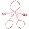 Bondage Harness With Bows - Medium/large - Pink Luxe Ember Essentials
