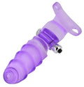 Double Finger Banger Vibrating G-Spot Glove - Purple Luxe Ember Essentials