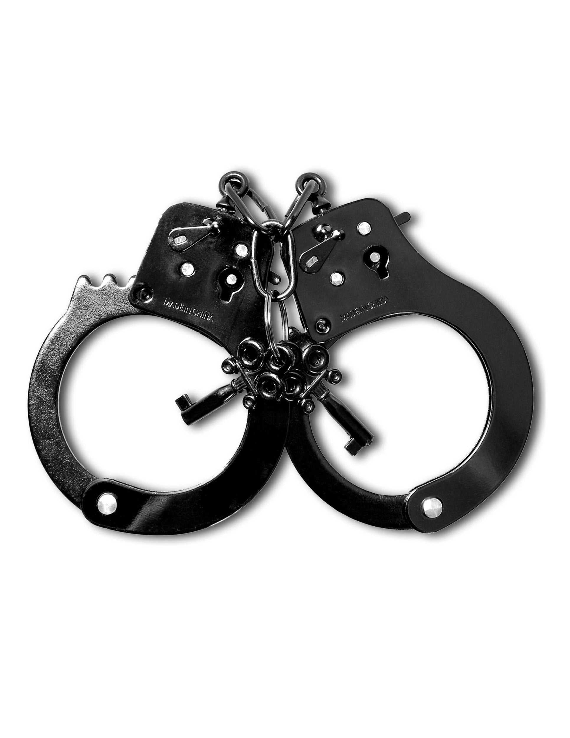 Fetish Fantasy Series Anodized Cuffs - Black Luxe Ember Essentials