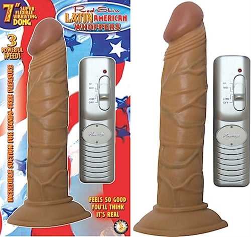 Latin American Whoppers 7inch Vibrating Dong Luxe Ember Essentials