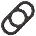 Alpha Liquid Silicone Commander Ring - Black Luxe Ember Essentials