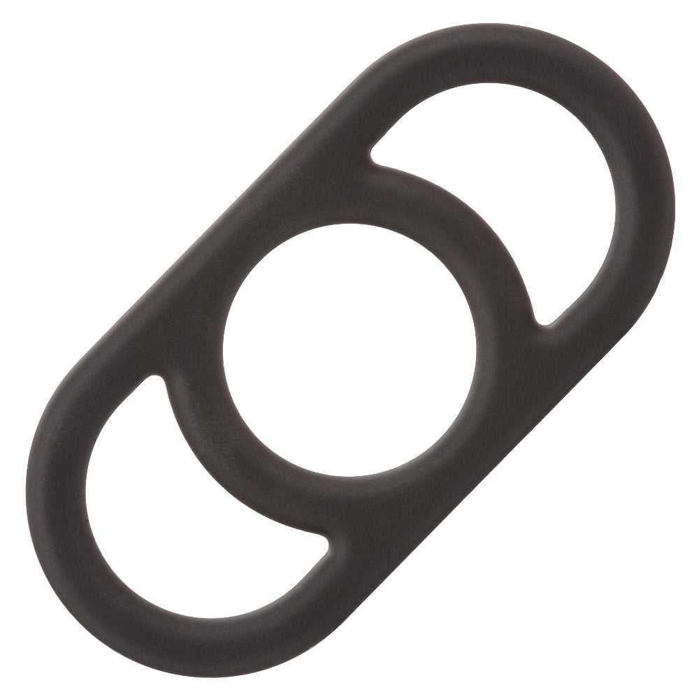 Alpha Liquid Silicone Commander Ring - Black Luxe Ember Essentials