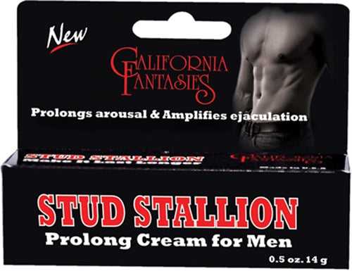 Stud Stallion - Prolong Cream for Men - 0.5 Oz. Tube - Boxed Luxe Ember Essentials